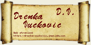 Drenka Vučković vizit kartica